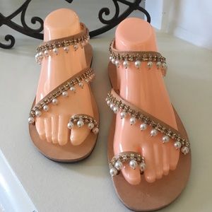 Greek leather sandals